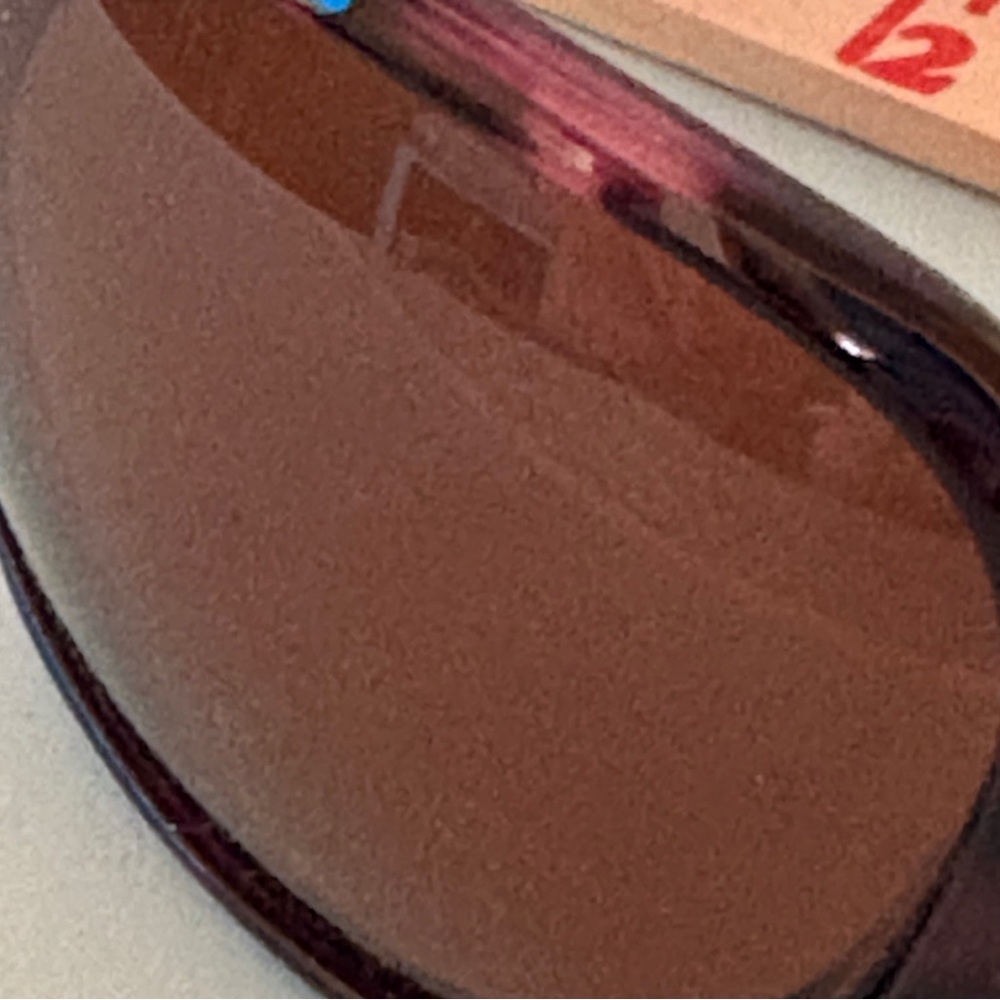 SUNCLOUD Cookie YS Purple and Black Tortoise Oversized Polarized Sunglasses - Picture 10 of 16